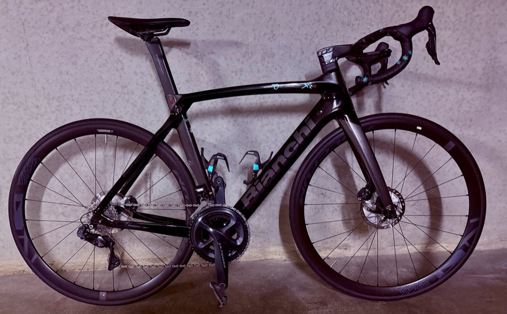 Bianchi Oltre XR4, Fietsen en Brommers, Fietsen | Racefietsen, Ophalen, Zo goed als nieuw, Carbon, Schijfrem