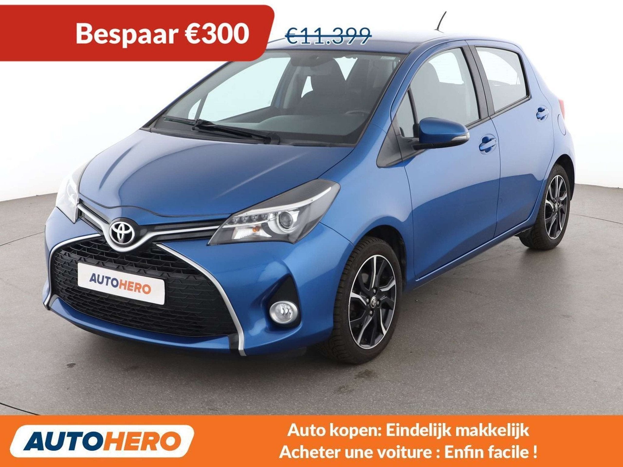 Toyota Yaris 1.33 Dual VVT-i Active (bj 2017), Auto's, Voorwielaandrijving, Stof, Gebruikt, Zwart