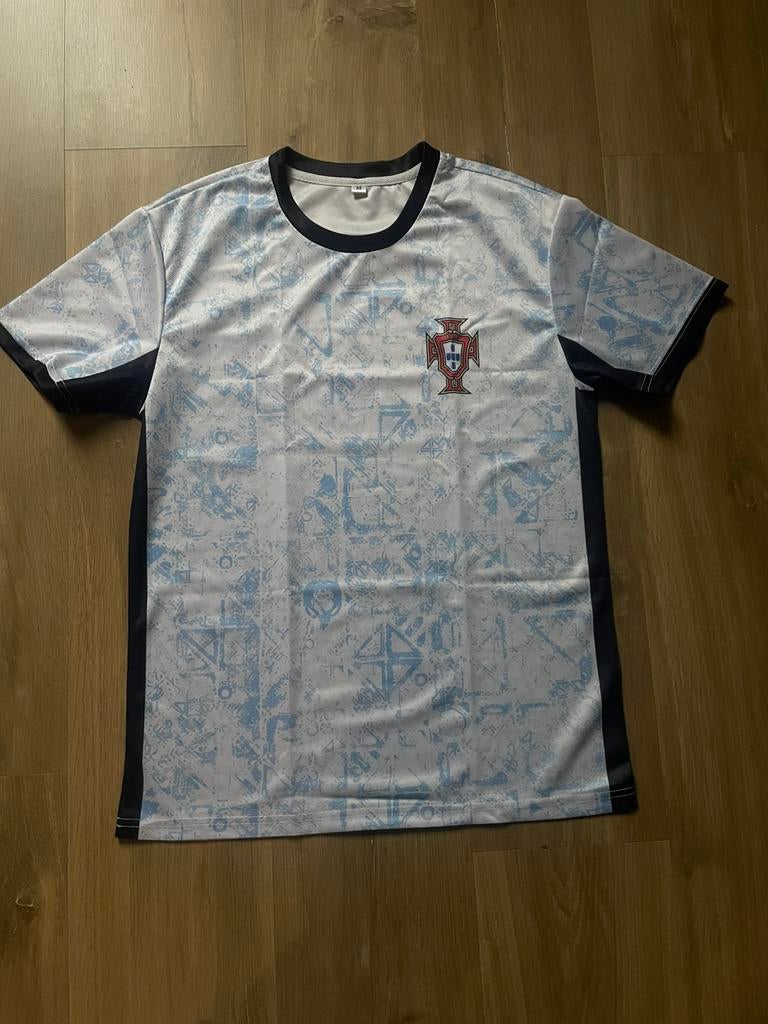 Portugal voetbalshirt wit/blauw maat M, Sport en Fitness, Ophalen of Verzenden