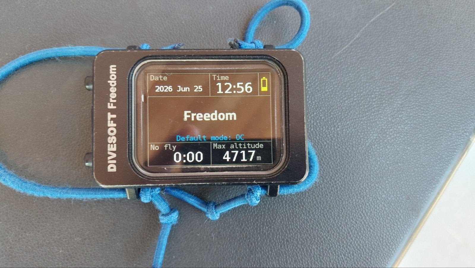 Duikcomputer Divesoft adv NITROX, Enlèvement, Ordinateur de plongée