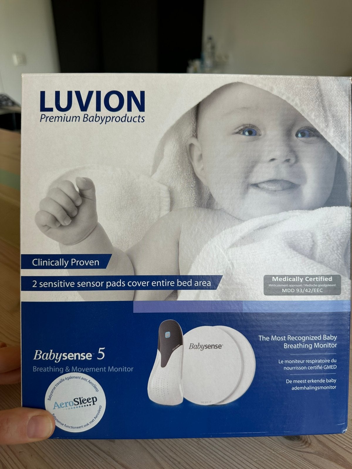 Sensorpads premium babyproduct-babysense 5, Kinderen en Baby's, Ophalen, Zo goed als nieuw