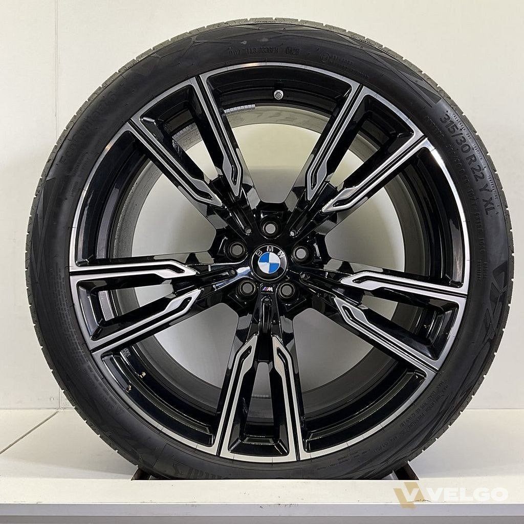 BMW X5 G05 X6 G06 BREEDSET VELGEN + ZOMERBANDEN 22 INCH ORIG, Autos : Pièces & Accessoires, Pneus et Jantes, Véhicule de tourisme