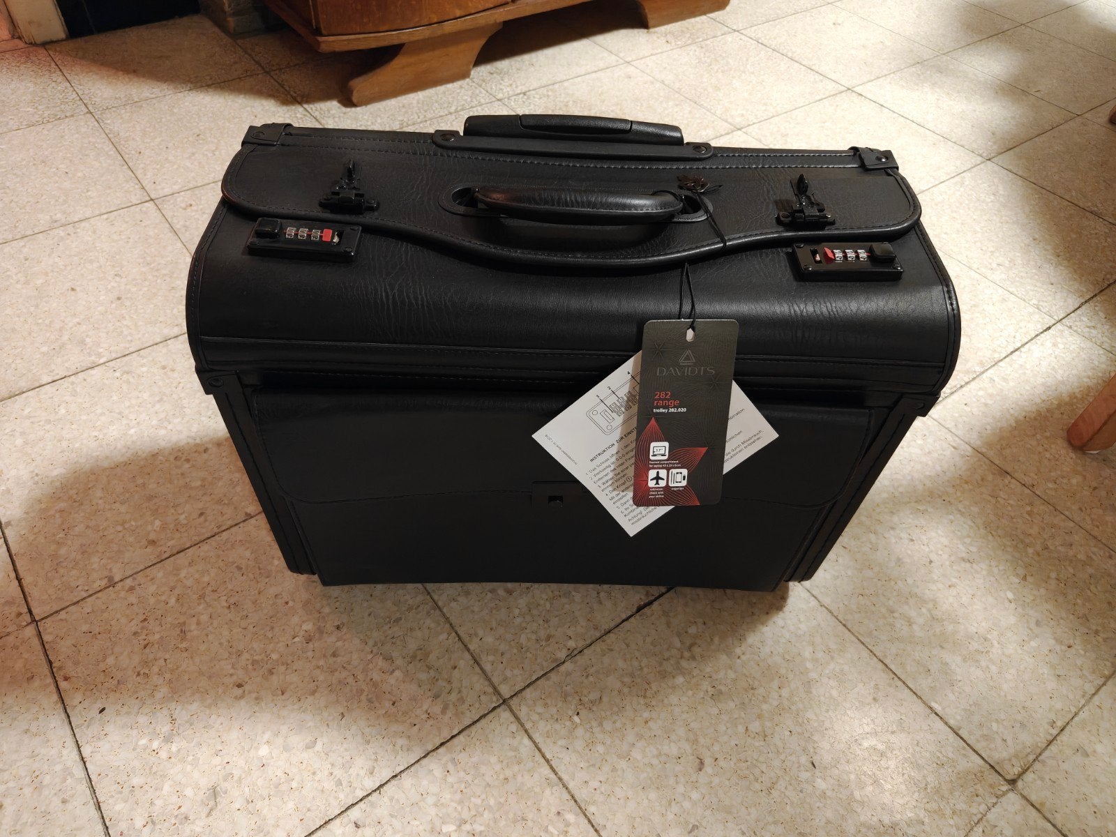 Davidt pilot koffer trolley, Neuf, 35 à 45 cm, Enlèvement, Moins de 50 cm