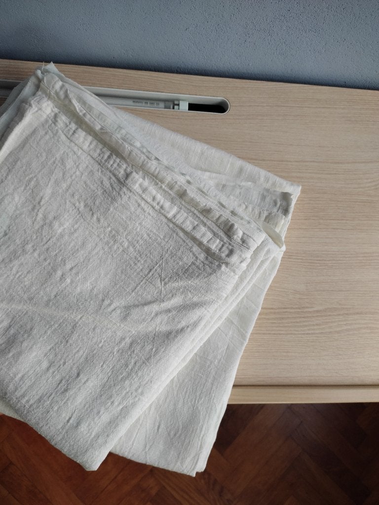 Rideaux pur coton, Maison & Meubles, 145 cm, 282 cm, Enlèvement, Utilisé