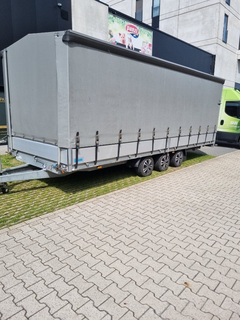 Hapert - Aanhanger met huif en klep - 605x220x180 cm - 3,5T, Ophalen of Verzenden, Zo goed als nieuw