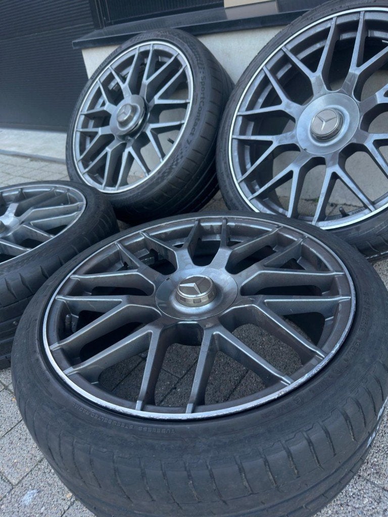 5x112 5x100 2x245 35 R19 petlas 2x255 35 R19 continental, Auto-onderdelen, Ophalen, Gebruikt, BMW