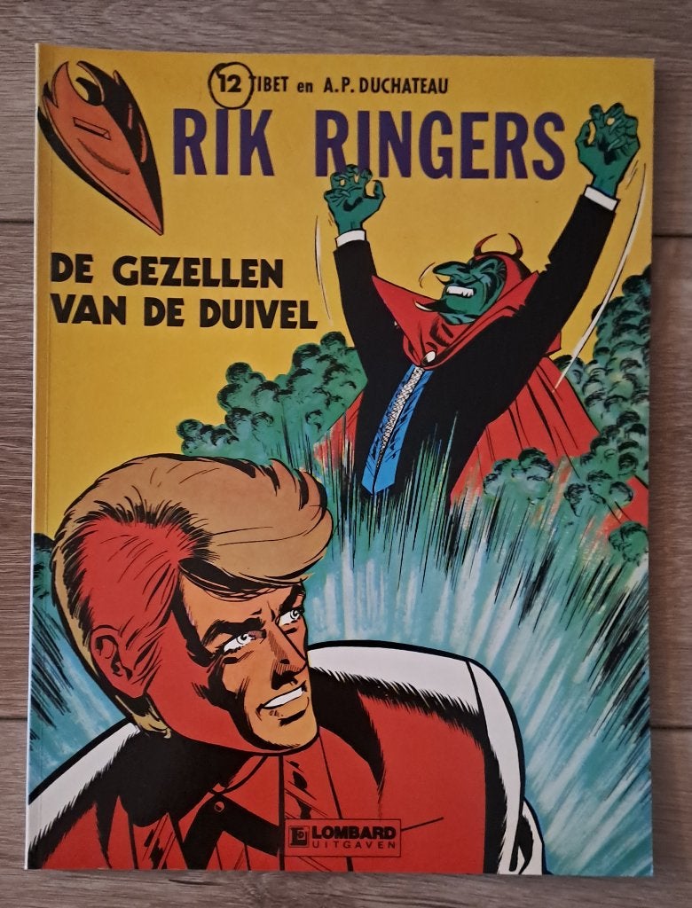 12 - Rik Ringers - De Gezellen van de Duivel, Enlèvement ou Envoi, Une BD, Tibet & A.P. Duchâteau, Utilisé