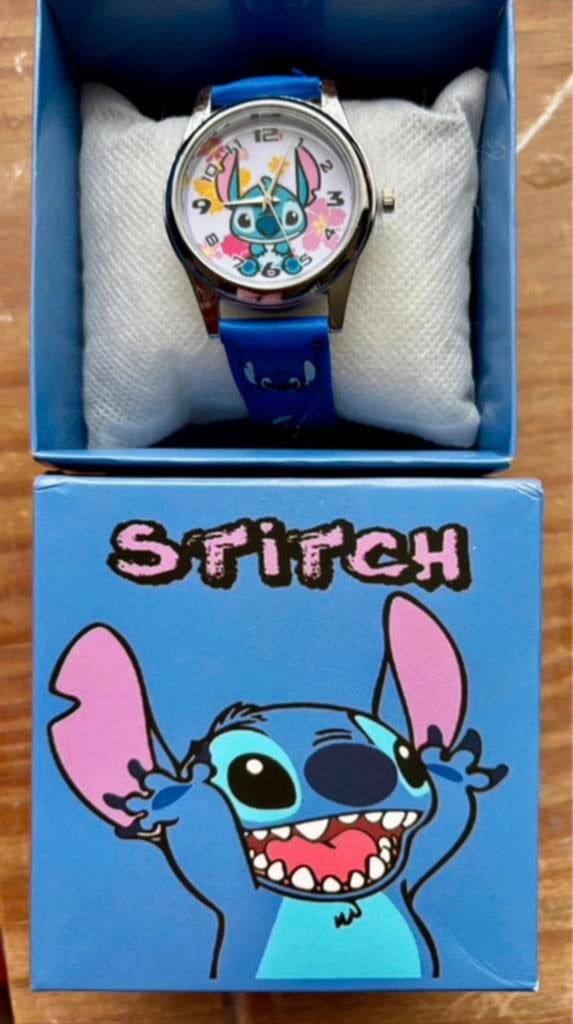 Nouvelle montre Disney Stitch pour enfants avec boîte — bleu, Enlèvement ou Envoi, Bleu, Garçon ou Fille