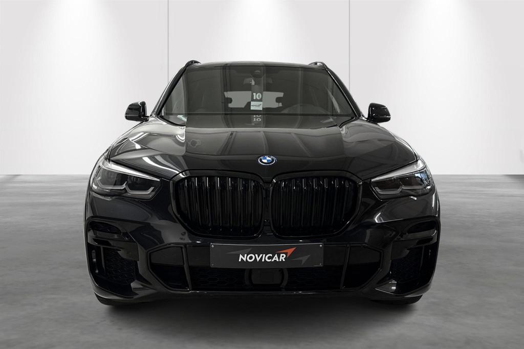 BMW X5 xDrive45e - GPS + LEDER + CAMERA + SFEERVERLICHTIN, Auto's, Stof, Gebruikt, Zwart, Plug-in hybride