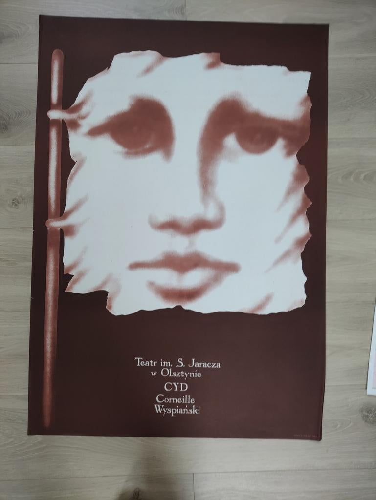 Affiche pièce de Théâtre Le Cid de Corneille - Wyspiianski, Enlèvement