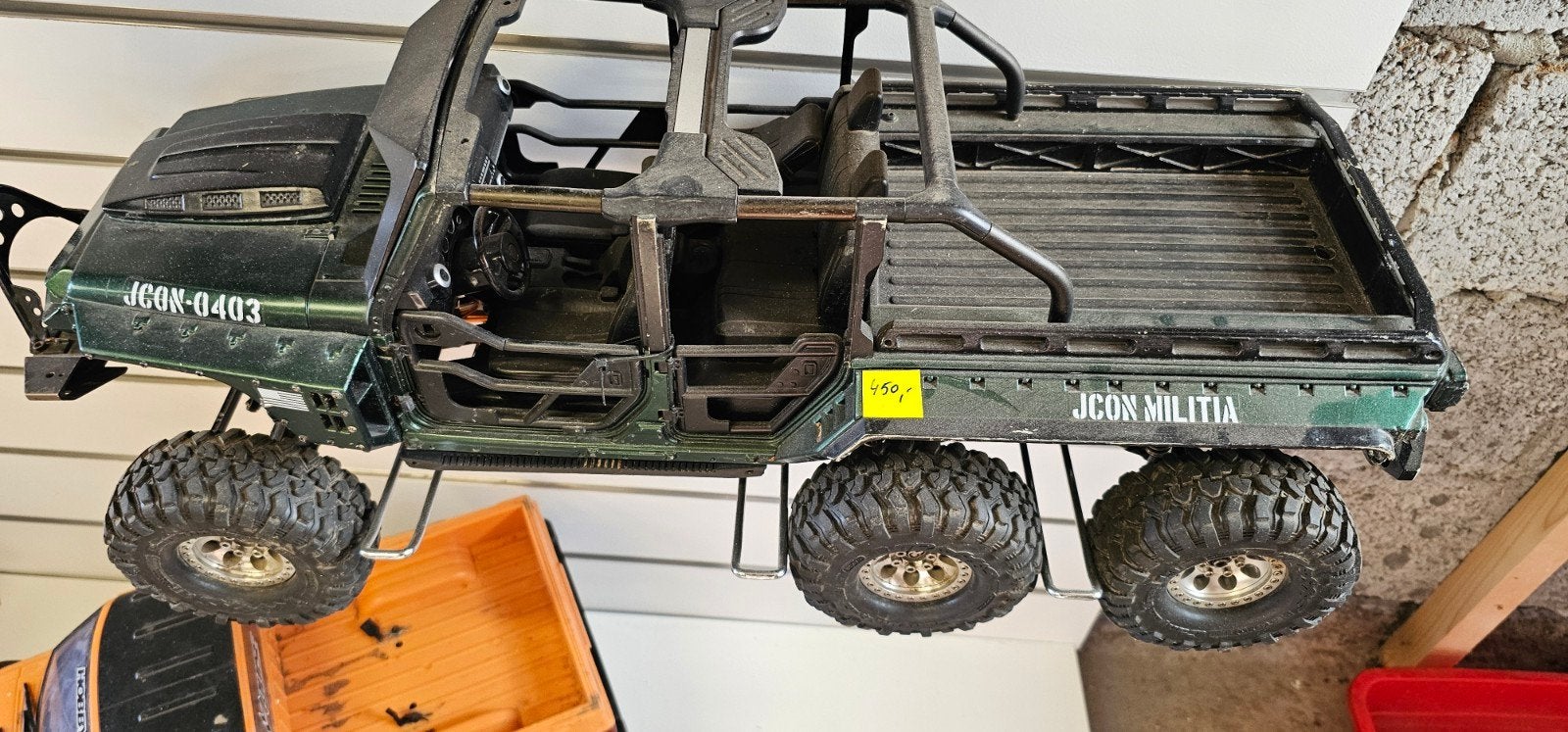 Rc-crawler 6x6 geen Traxxas TRX-6, Hobby en Vrije tijd, Elektro, Gebruikt, Auto offroad, Ophalen of Verzenden
