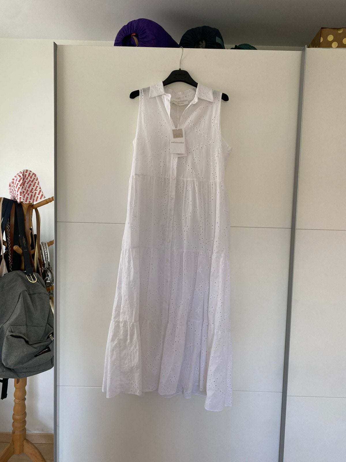 Amelie & amelie nieuwe jurk smal, Wit, Nieuw, Ophalen of Verzenden, Maat 36 (S)