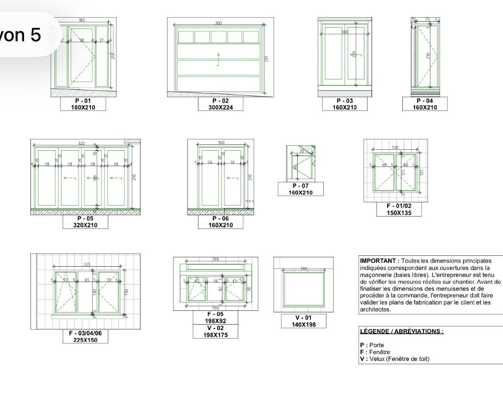 Projet Uccle - pose uniquement – chantier 15 éléments, Bricolage & Construction, Enlèvement, Neuf, Aluminium, Autres types