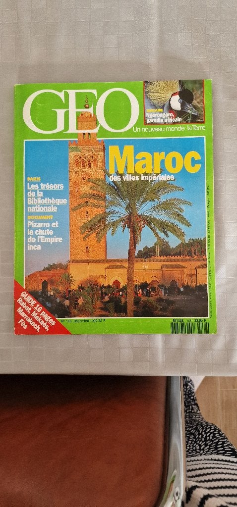 Magazines Geo 1992, Enlèvement, Utilisé, Autres types