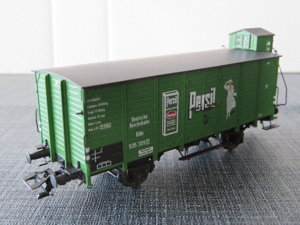 Brawa 49023 - Gedeckter Güterwagen G10 Persil, Hobby en Vrije tijd, Modeltreinen | H0, Nieuw, Wagon, Wisselstroom, Overige merken