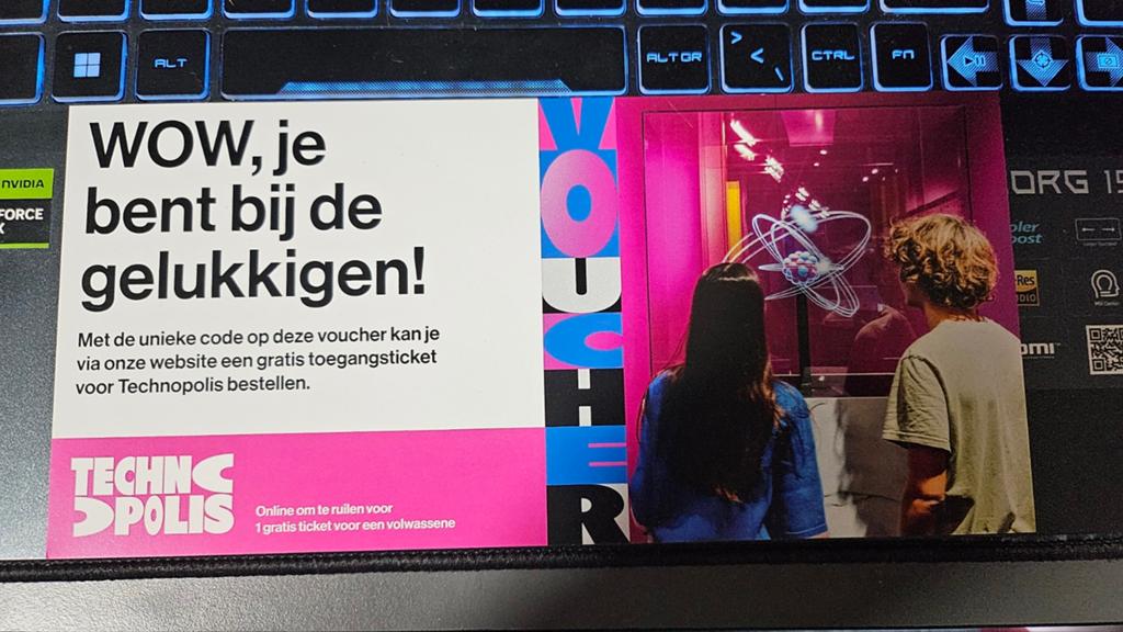 Technopolis ticket volwassenen geldig t.e.m. 31/12/2026, Eén persoon