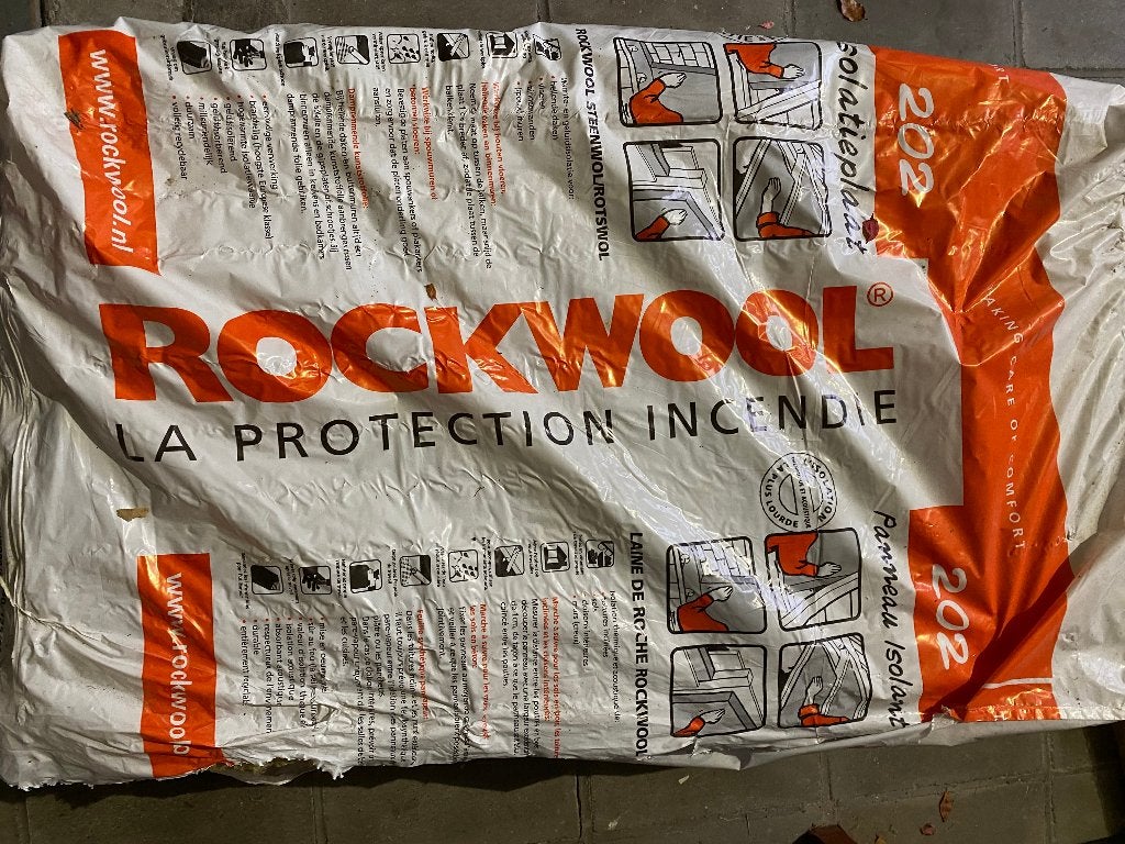 isolatiemateriaal, Doe-het-zelf en Bouw, Ophalen, 4 tot 8 cm, Nieuw, Steenwol