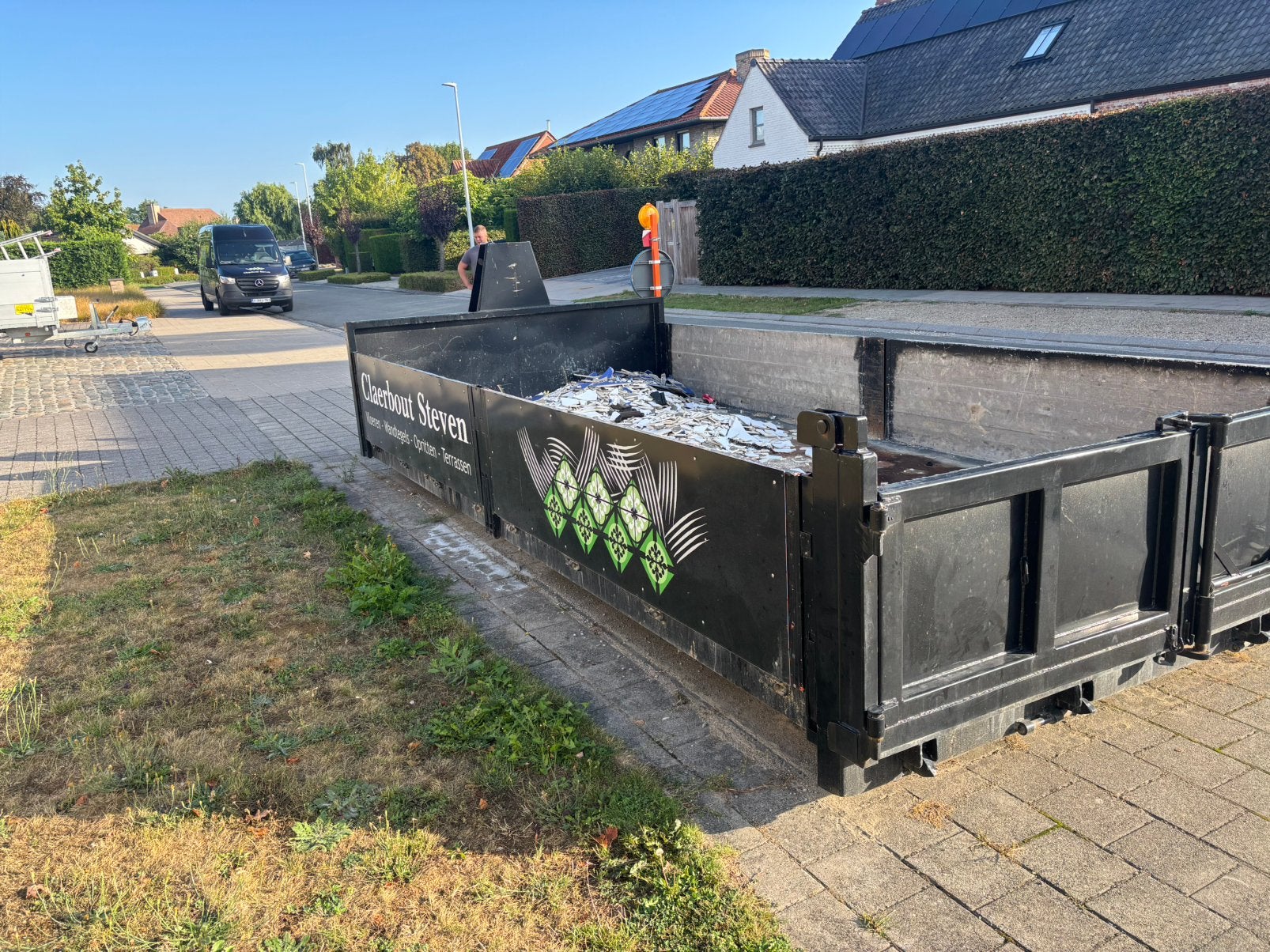 Opterk container, Ophalen