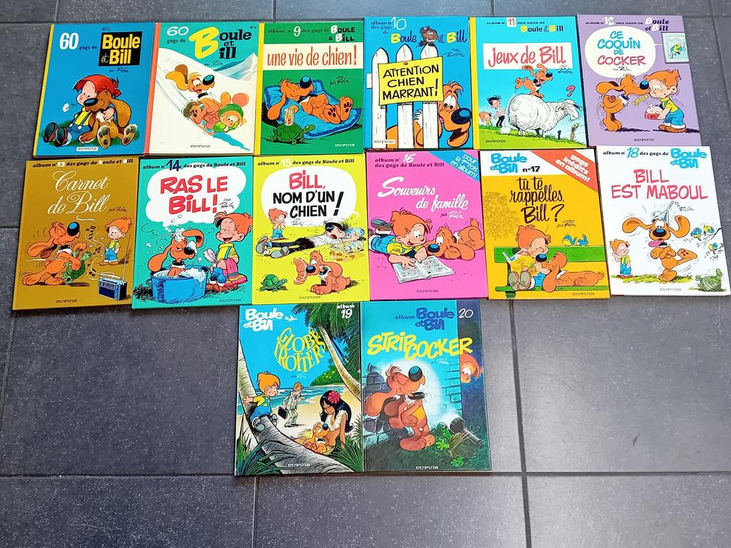 Lot de 14 BD Boule et Bill - Éditions Originales (Dupuis), Enlèvement ou Envoi, Comme neuf