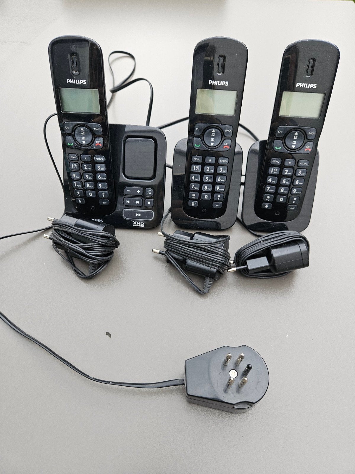 Philips draadloze telefoon CD-175 Trio, Ophalen, 3 handsets