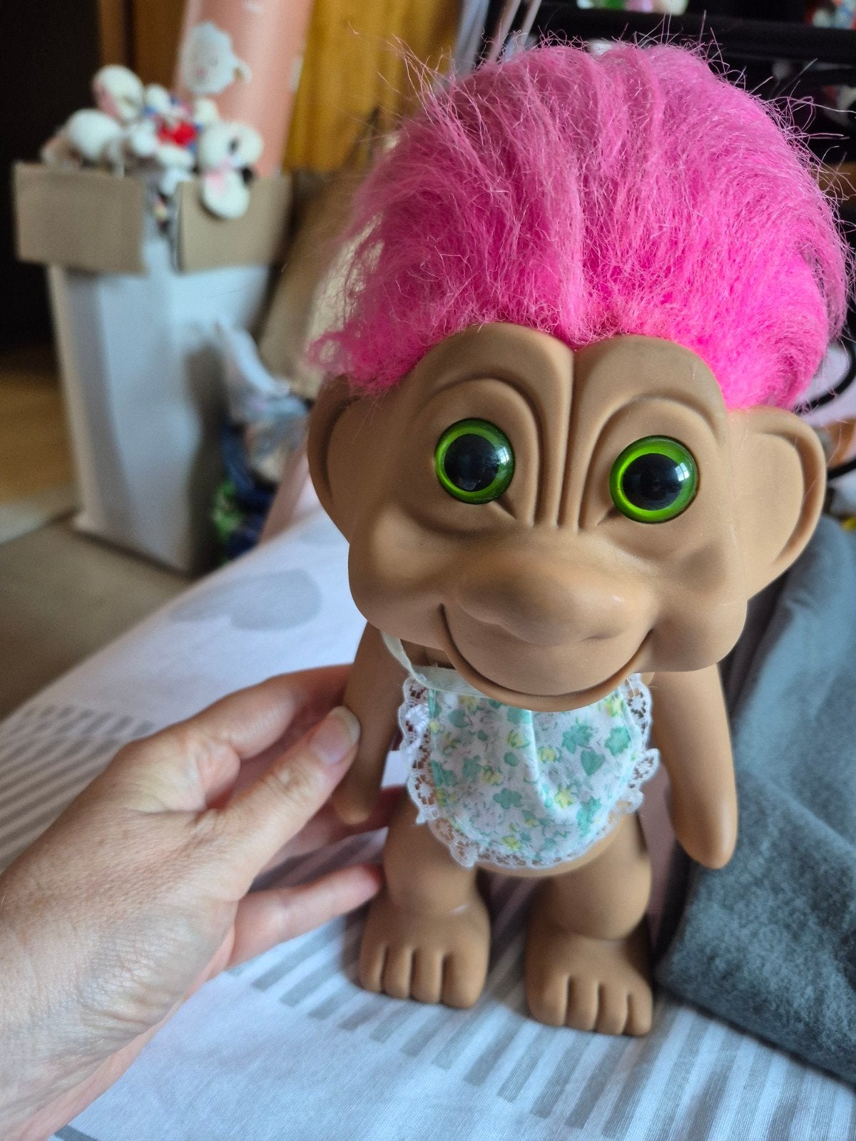 troll vintage 1992 pop 25cm geen afbiedingen aub, Ophalen of Verzenden, Pop