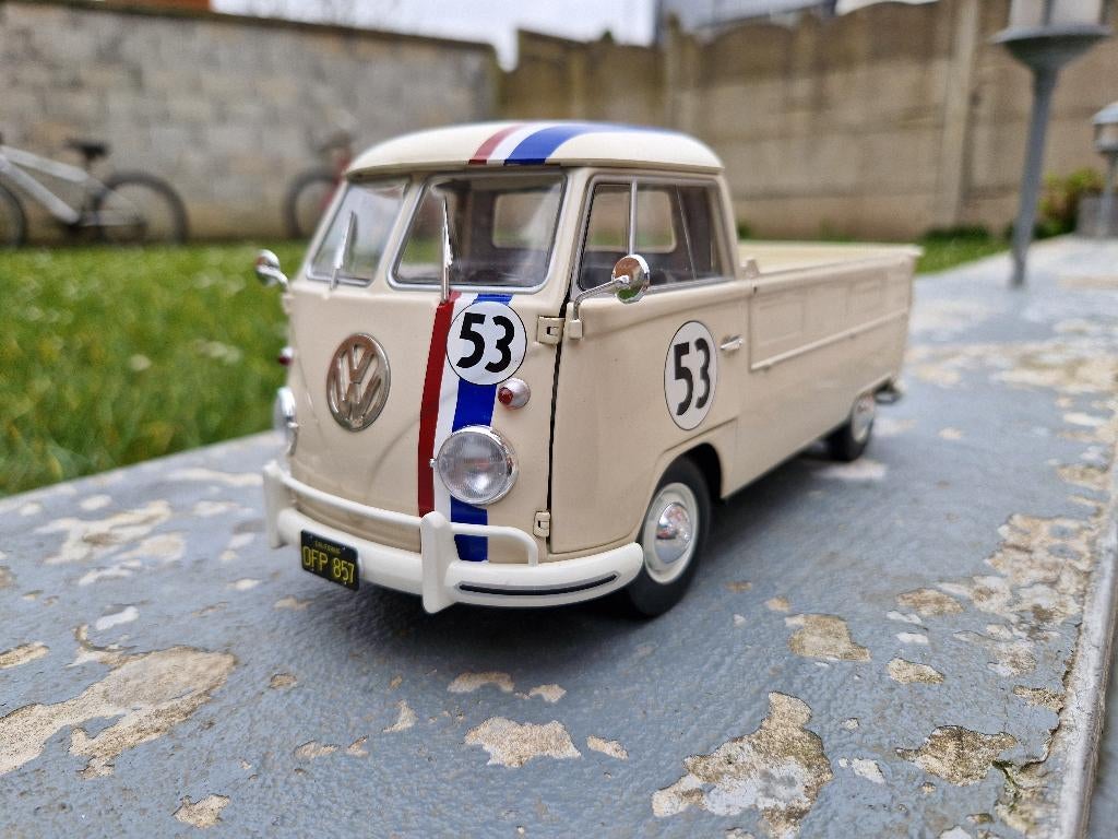 VW T1 Pick Up - Racer 53 - Échelle 1/18 - PRIX : 49€, Enlèvement, Neuf, Voiture, Solido