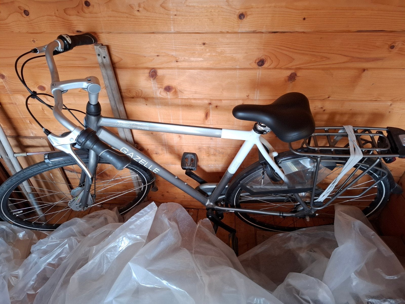 Gazelle Paris C7 Heren - 57 cm - Window Grey/Premium White, Ophalen, 53 tot 57 cm, Gazelle