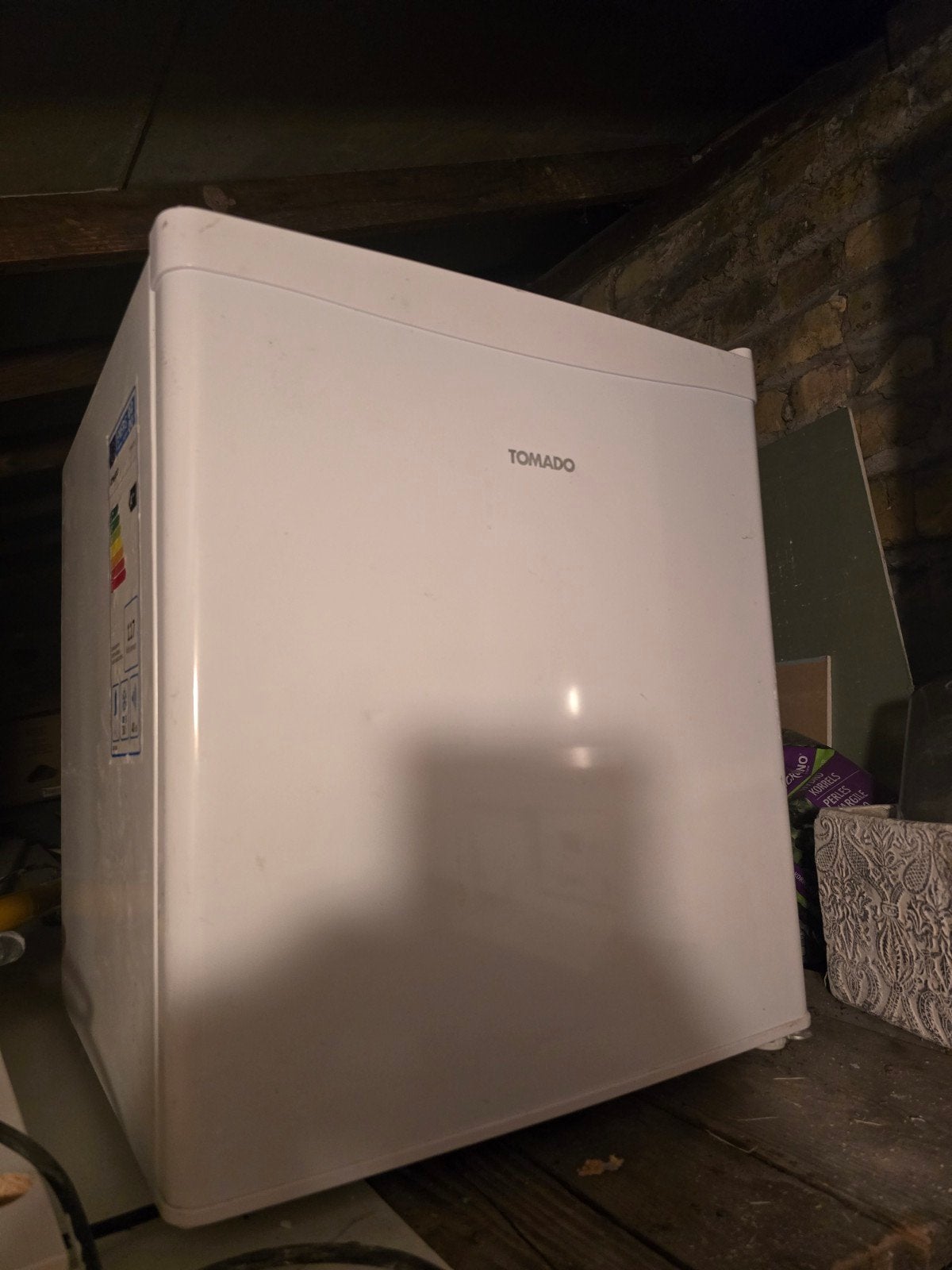 Tomado mini diepvries, Moins de 60 cm, Congélateur, Enlèvement ou Envoi, Utilisé