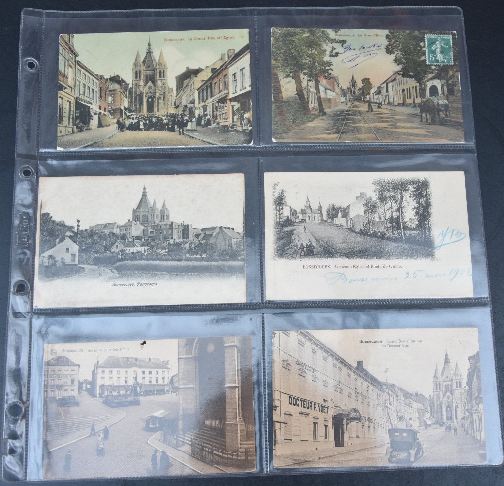 Beloeil 25 cartes postales ., Collections, Enlèvement ou Envoi, 1920 à 1940, Affranchie, Hainaut