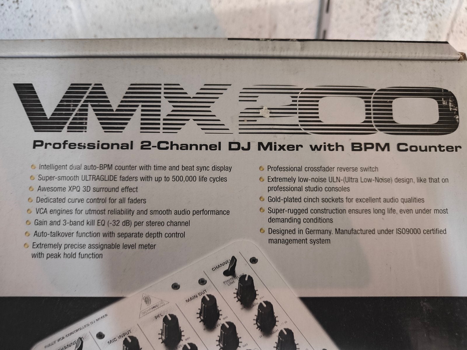 Behringer Pro Mixer VMX200, Enlèvement, Utilisé, Entrée micro