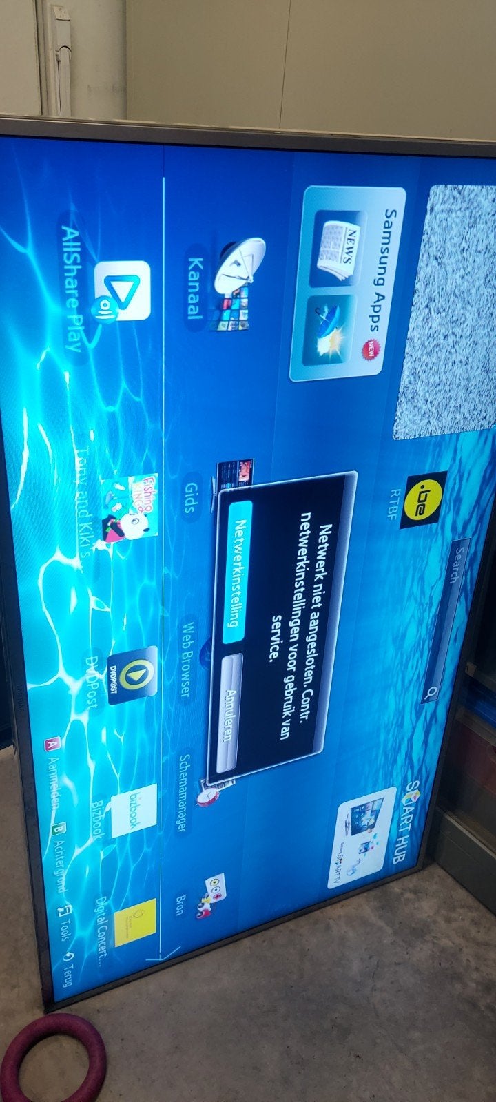 Samsung 55inch smart tv defect, Audio, Tv en Foto, Televisies, Ophalen, Samsung, Smart TV