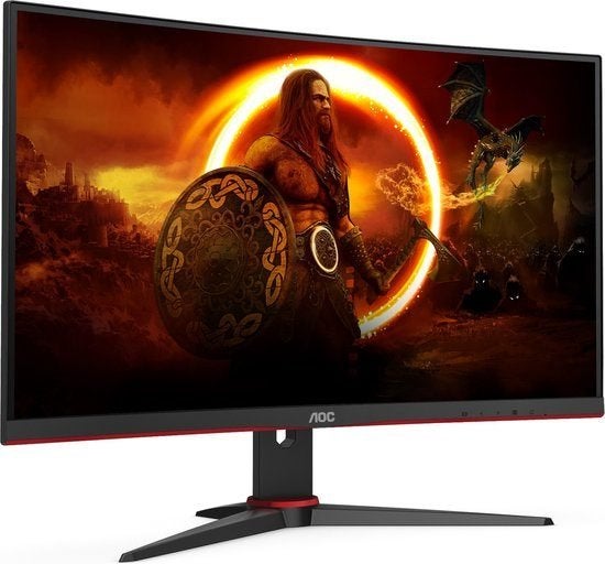 AOC C27G2ZU/BK Curved Gaming Monitor – 27 inch–240Hz – 0,5ms, HD, In hoogte verstelbaar, VA, AOC