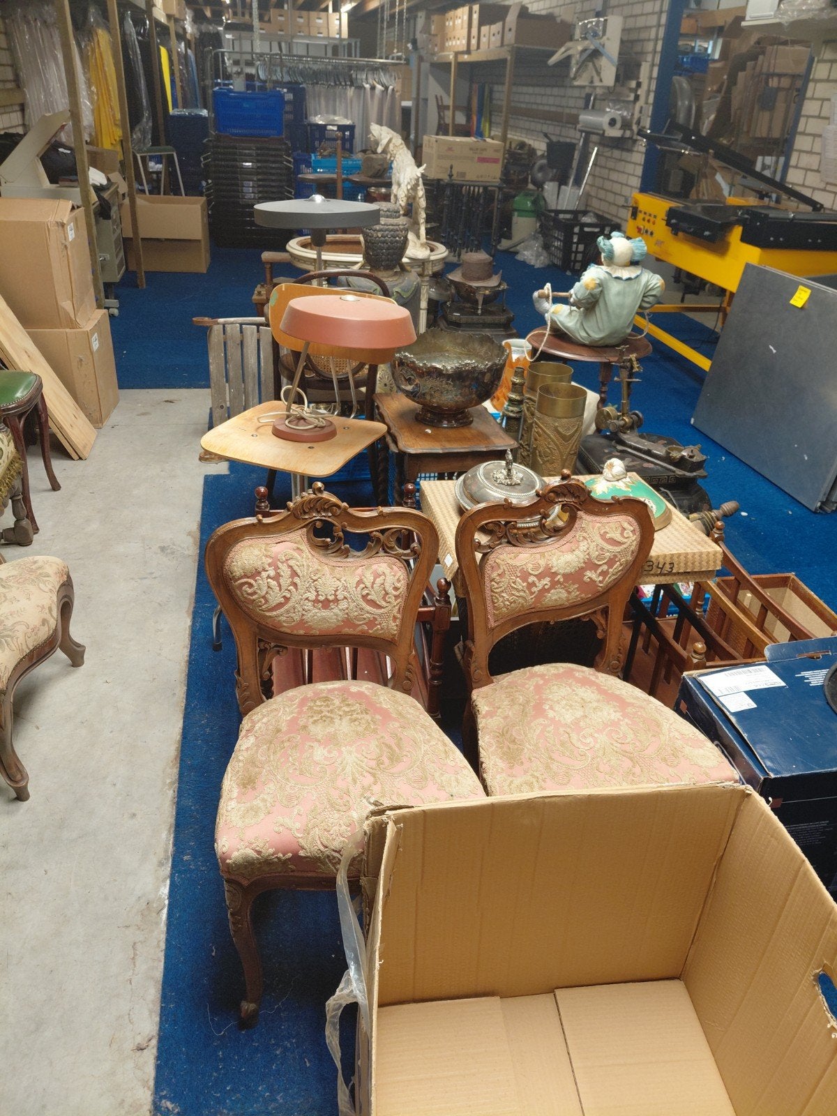 garageverkoop, brocante,rollen stof, horecalinnen, curiosa., Enlèvement