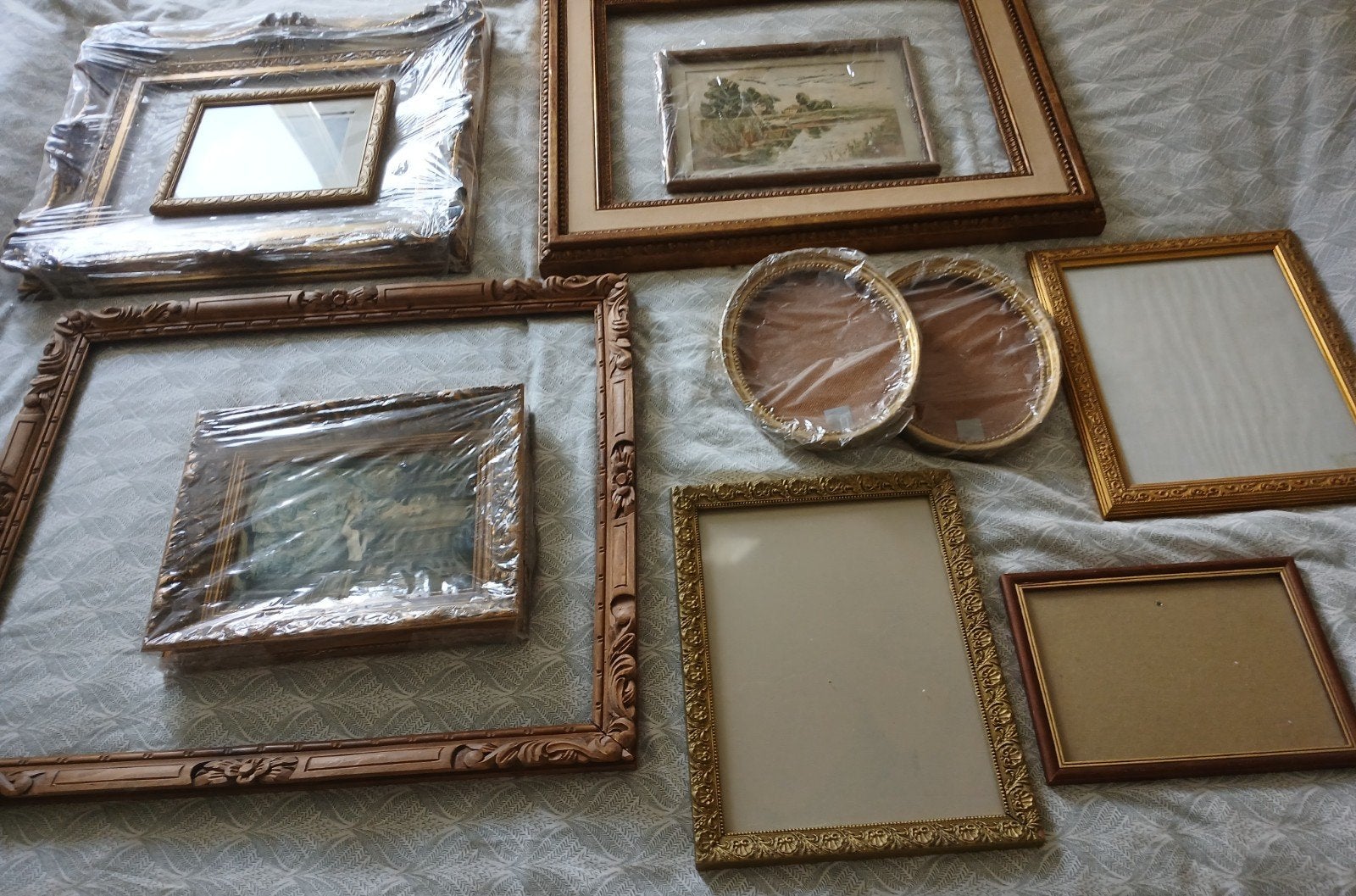 Lot kaders (ook apart te koop), Ophalen, Hout