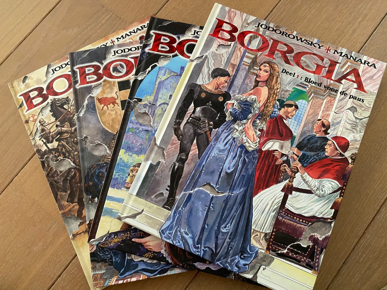 Borgia 4xhc. Eertse druk-Jodorowsky, Ophalen of Verzenden, A. Jodorowsky