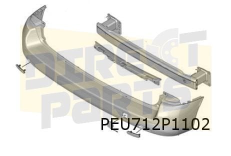 Citroën Jumper/Opel Vivaro achterbumper (Zwart) Origineel! 1, -, Verzenden, -, Nieuw