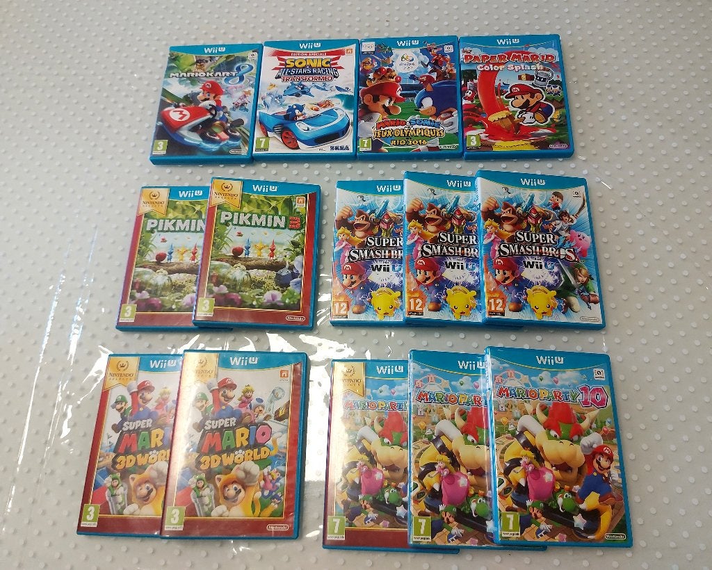 14 JEUX Nintendo WiiU, Enlèvement ou Envoi