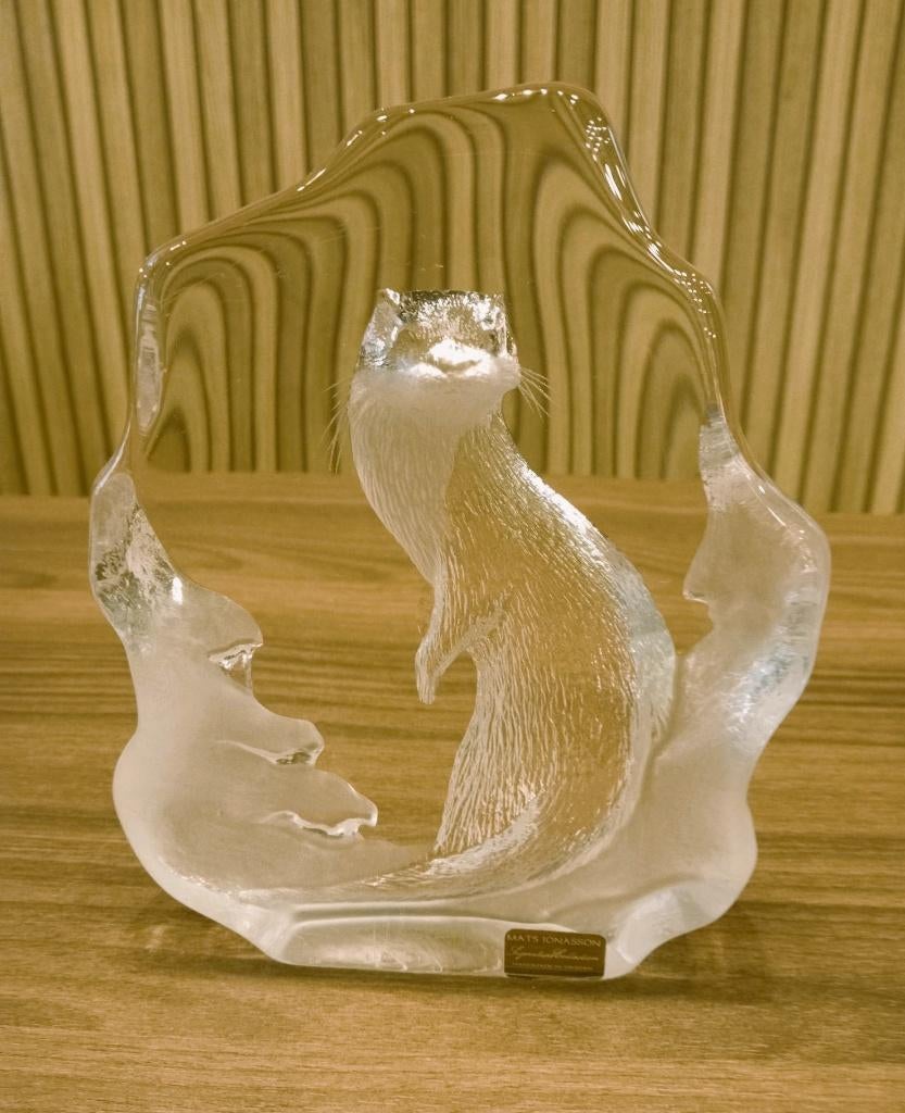 Zweedse kristallen sculpturen van Mats Jonasson, Antiek en Kunst, Ophalen of Verzenden