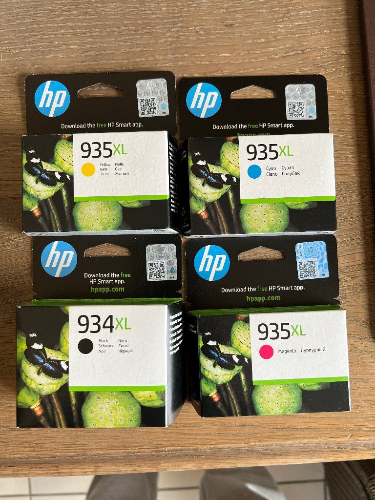 Originele HP inktpatronen - 934XL/935XL, Computers en Software, Printerbenodigdheden, Ophalen, Nieuw, Cartridge, Hp