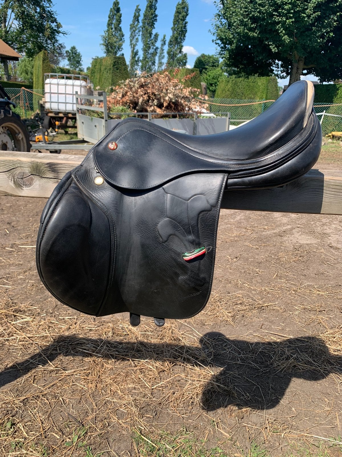 Prestige springzadel, Dieren en Toebehoren, Ophalen, Gebruikt, M (17 inch), Prestige