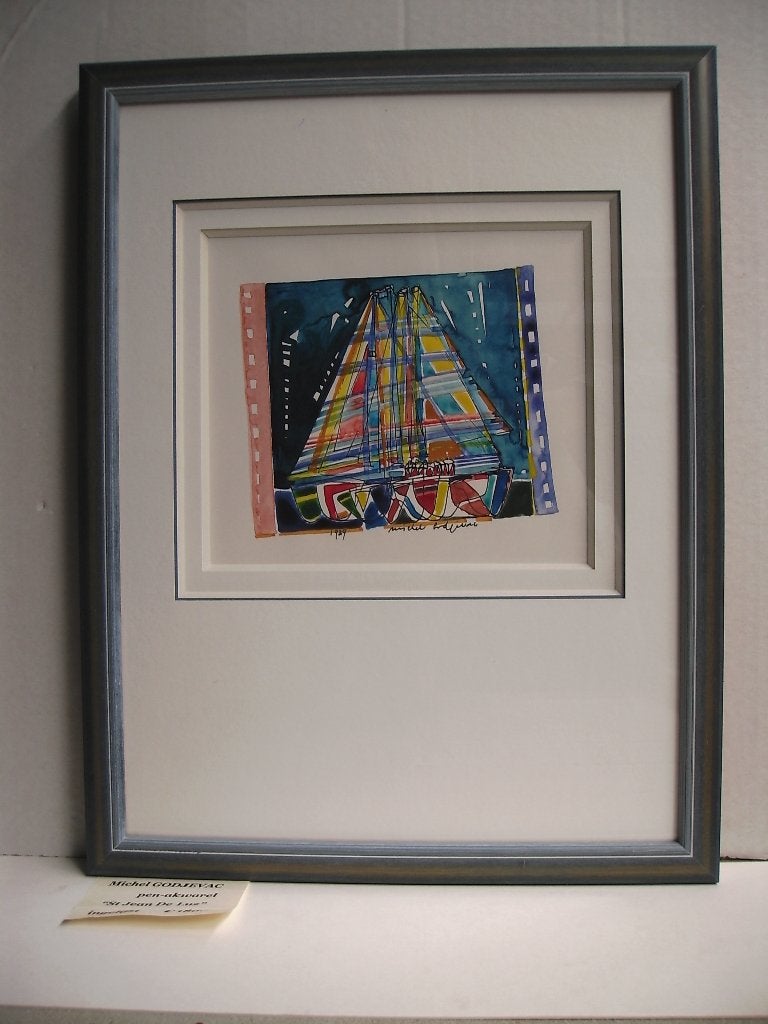 aquarellen - Pyrenées Atlantique, Meerkleurig, Papier/karton, Nieuw, Modern