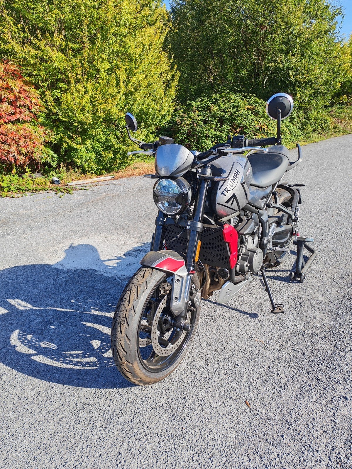 Triumph Trident 660 2023 3650km!, Permis Moto A, Plus de 35 kW, 3 cylindres, 660 cm³
