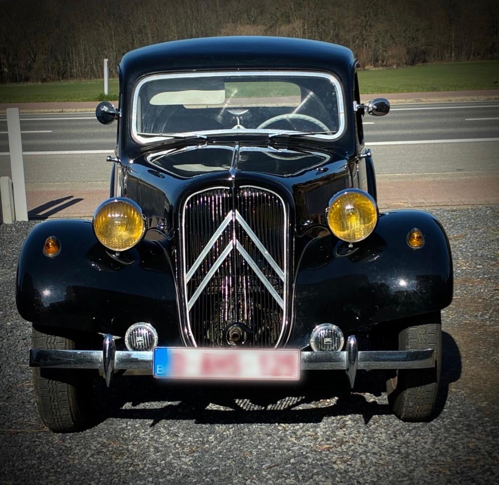 Citroën Traction Avant 1953, Auto's, Oldtimers, Particulier, Citroën, Benzine, Berline, 4 deurs, Handgeschakeld, Zwart, Overige kleuren