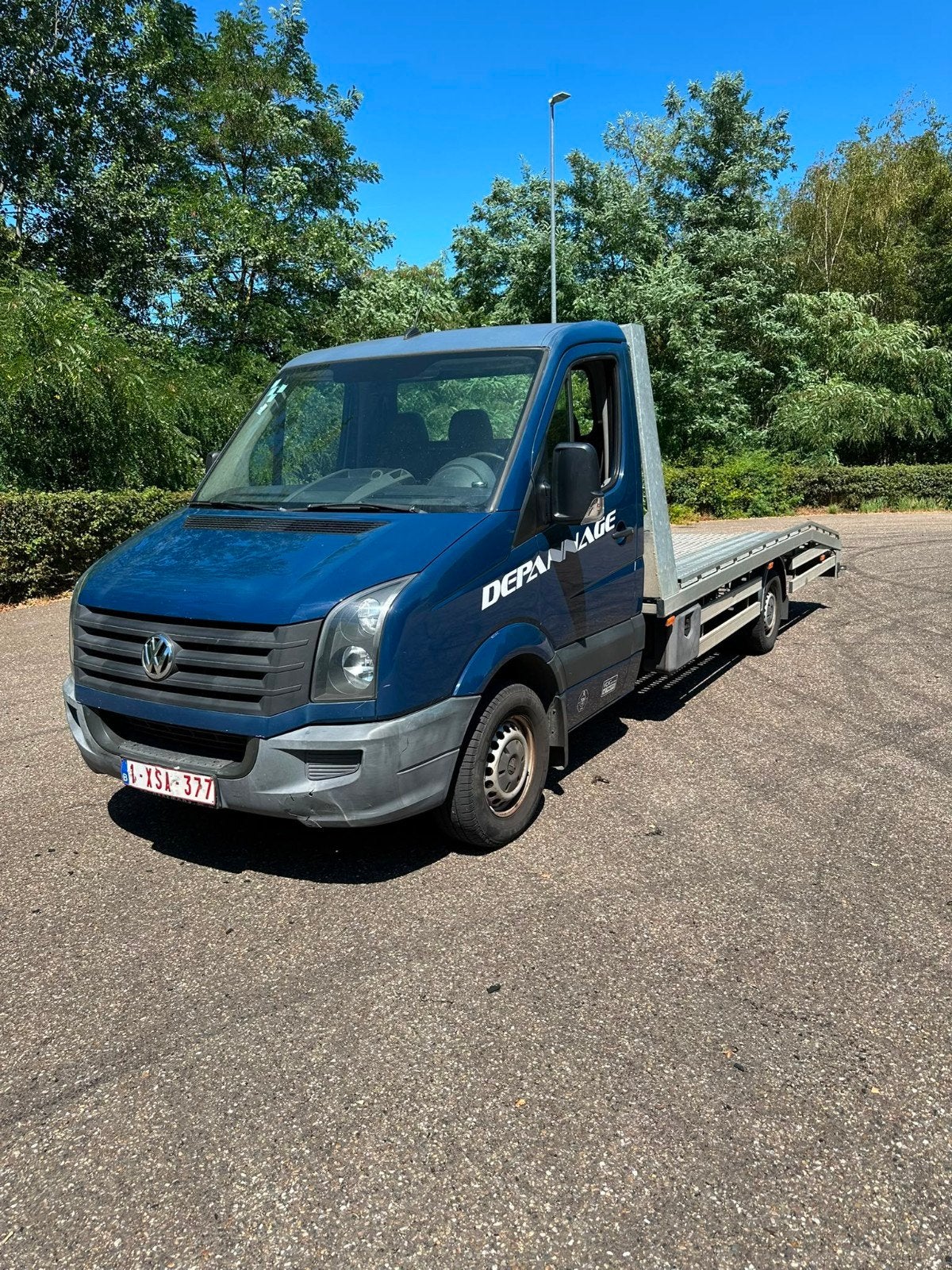 dépanneuse VW Crafter. Dépannage. Chariot moteur. dépanneur, Cuir, Euro 5, 110 kW, 3 places