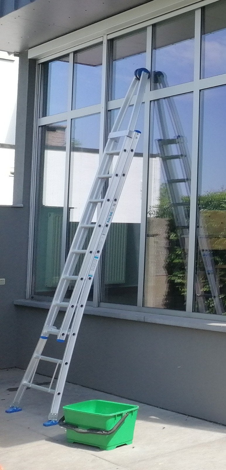 Solide puntladder 2x10, Bricolage & Construction, Échelles & Escaliers, Enlèvement