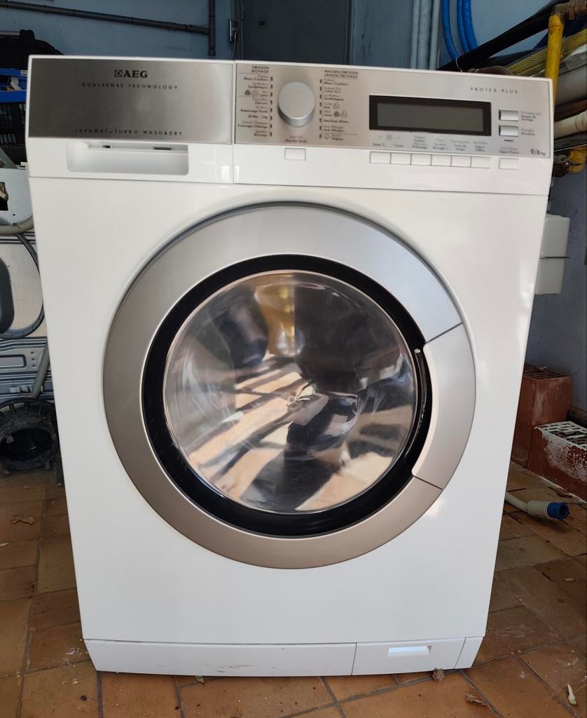 AEG WASMACHINE/DROOGKAST COMBI, Ophalen