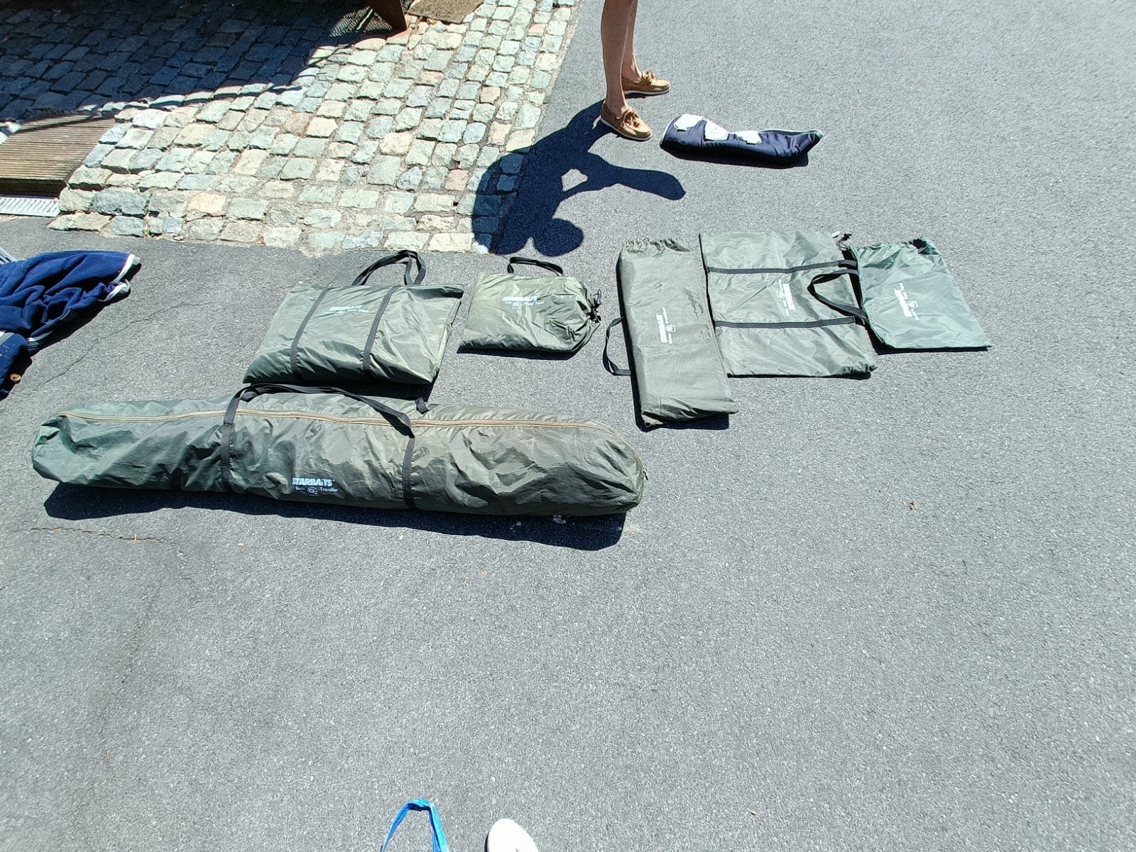 tent om te gaan vissen met accessoires, Caravanes & Camping, Tentes, Enlèvement