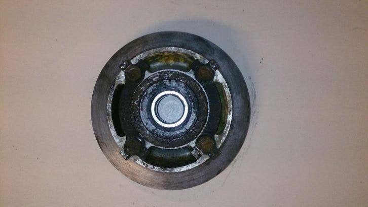 Kawasaki Z305 tandwieldrager KZ305 tandwielhouder wielhouder, Motoren, Onderdelen | Kawasaki, Ophalen of Verzenden, Gebruikt