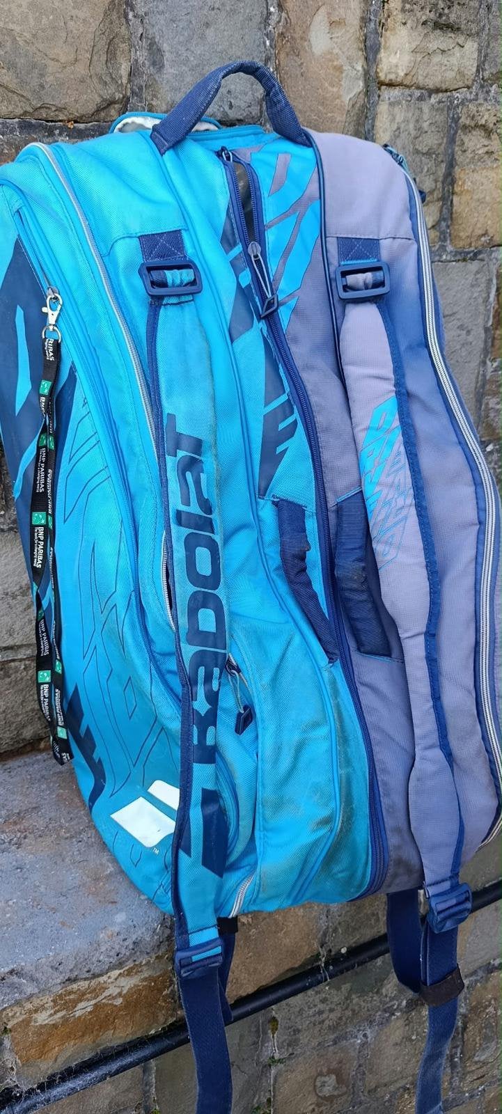 Sac à raquettes/sac à dos de tennis Babolat — bleu, Enlèvement, Comme neuf, Sac, Babolat
