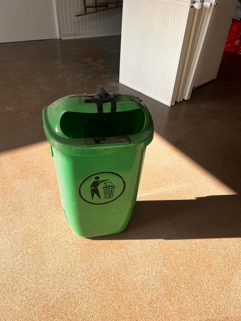 Vuilbak buiten, Ophalen, Gebruikt, Kunststof